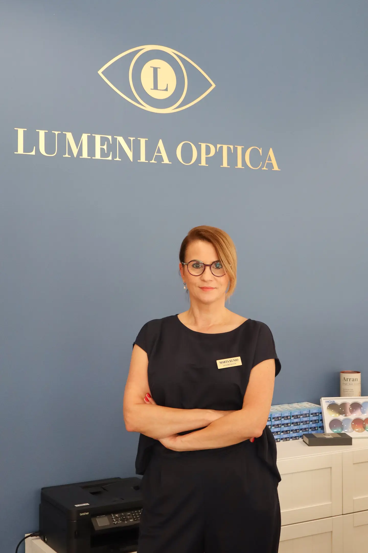 Marta Kunio — optometrysta, właścicielka Lumenia Optica